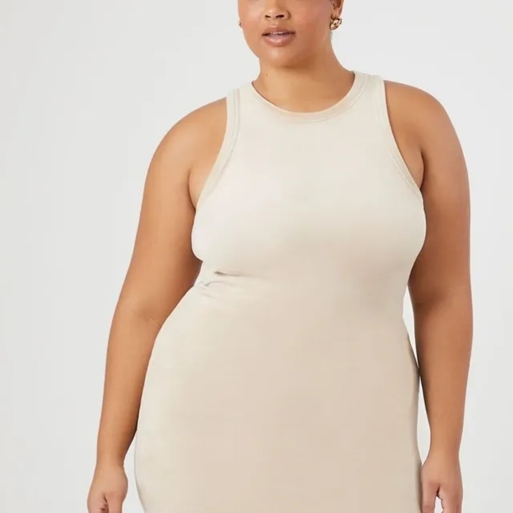 (Bundle Me!) Forever 21+ Plus Size Velour Bodycon Mini Dress- Size 4x